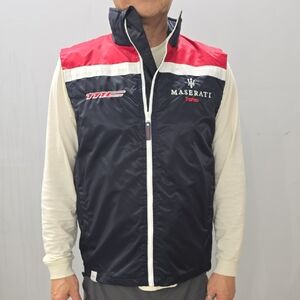 Turbo Men's Black and Red Vest